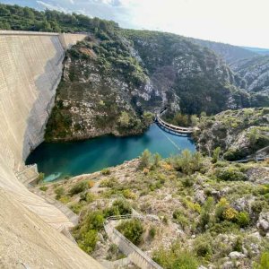 Barrage de Bimont dans le Parc Naturel de la Sainte Victoire